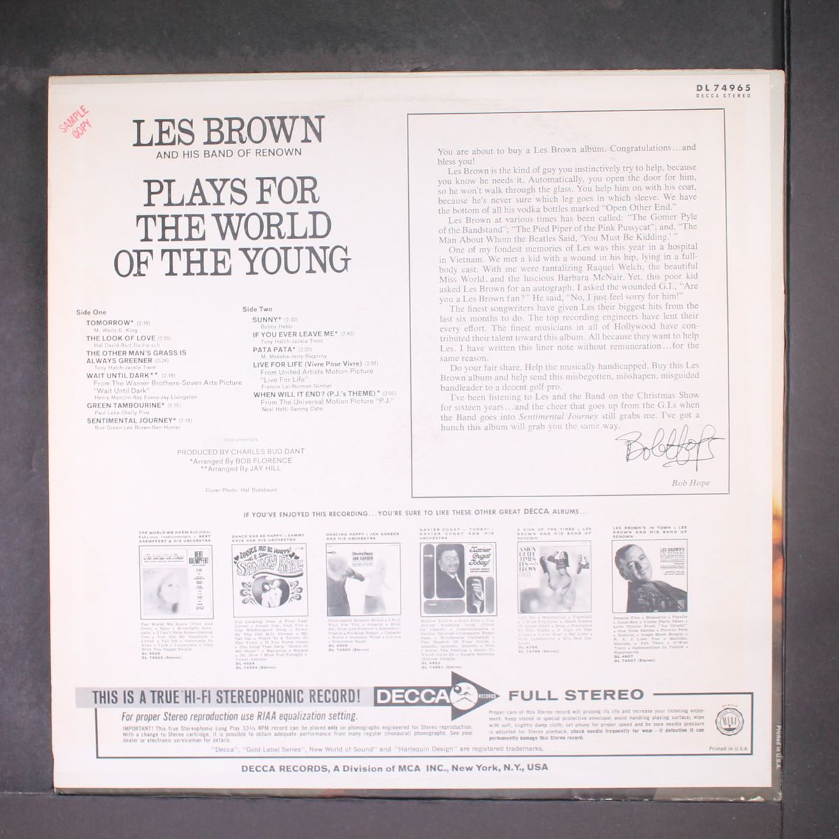 plays for the world of the young by LES BROWN