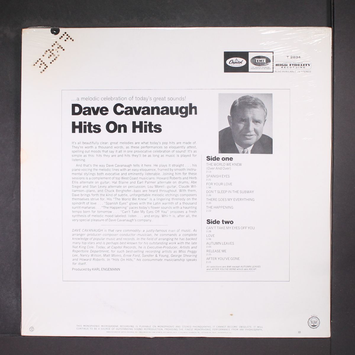 hits on hits by DAVE CAVANAUGH