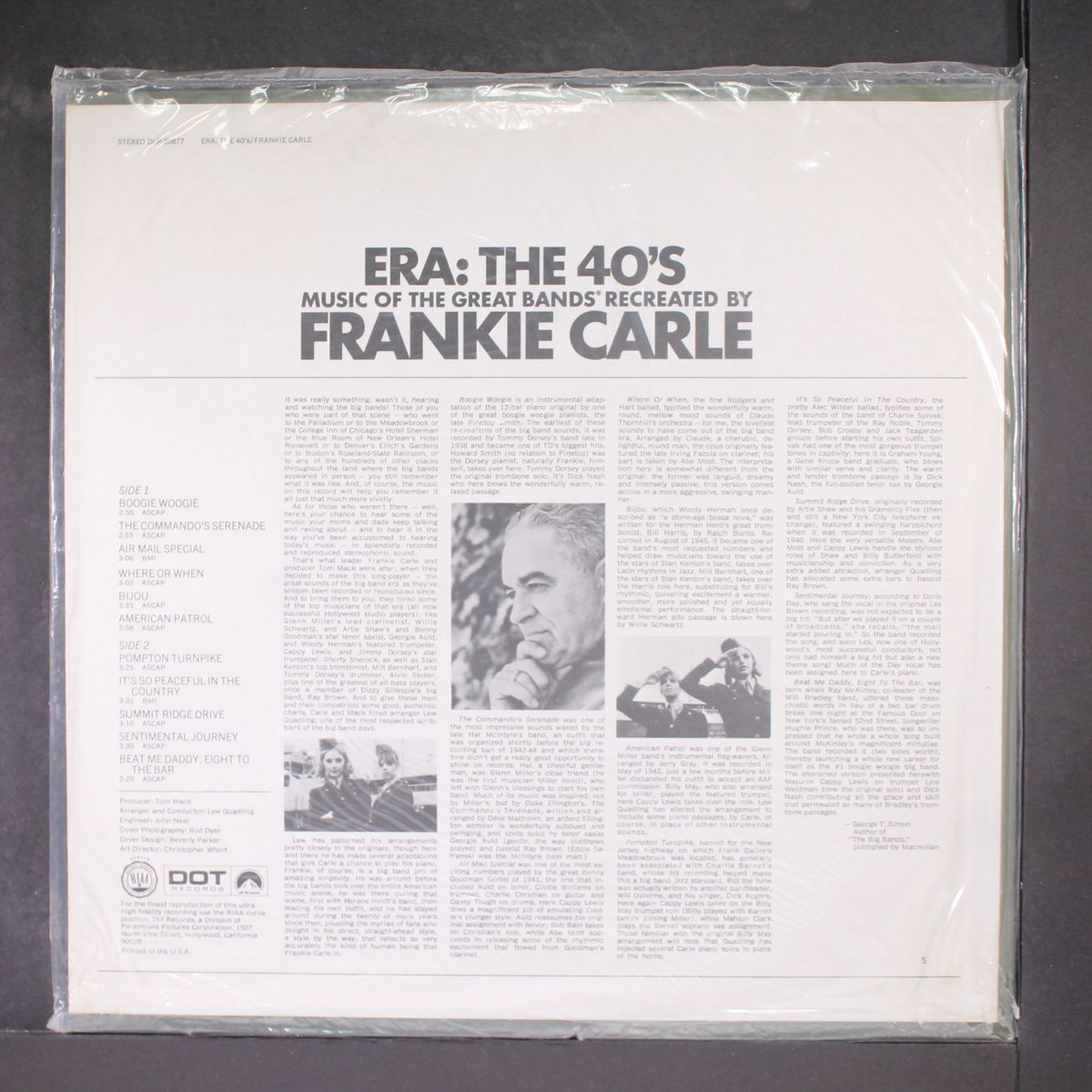 era: the 40's by FRANKIE CARLE
