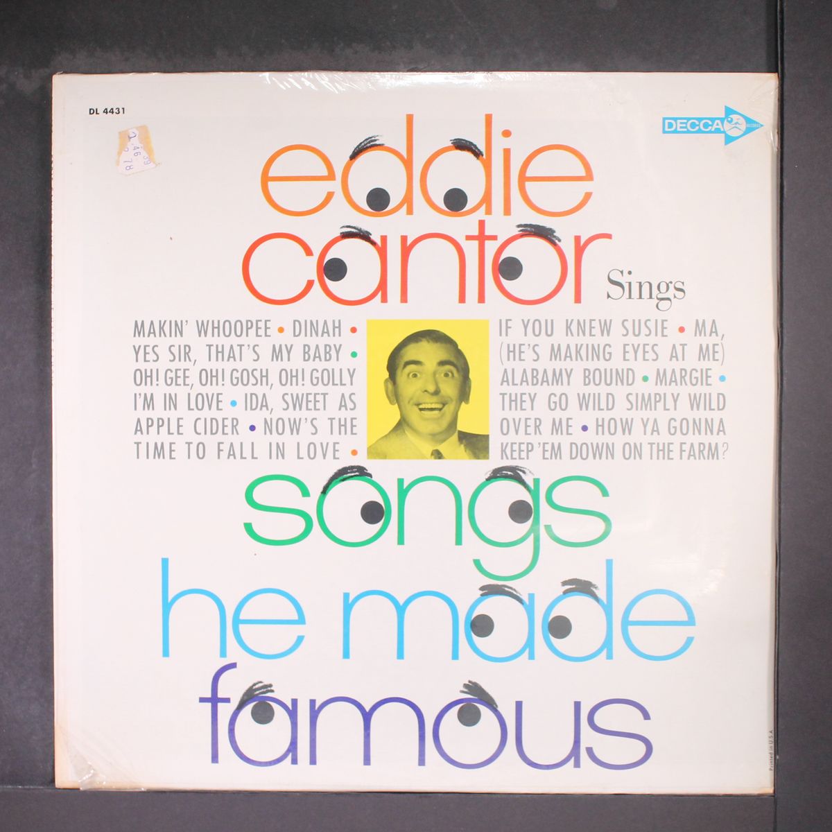 songs he made famous by EDDIE CANTOR