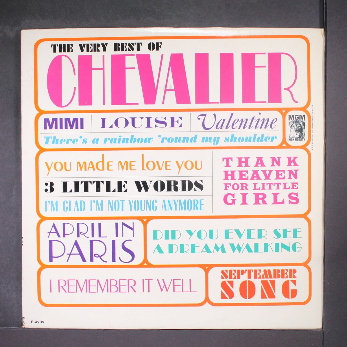 very best of by MAURICE CHEVALIER