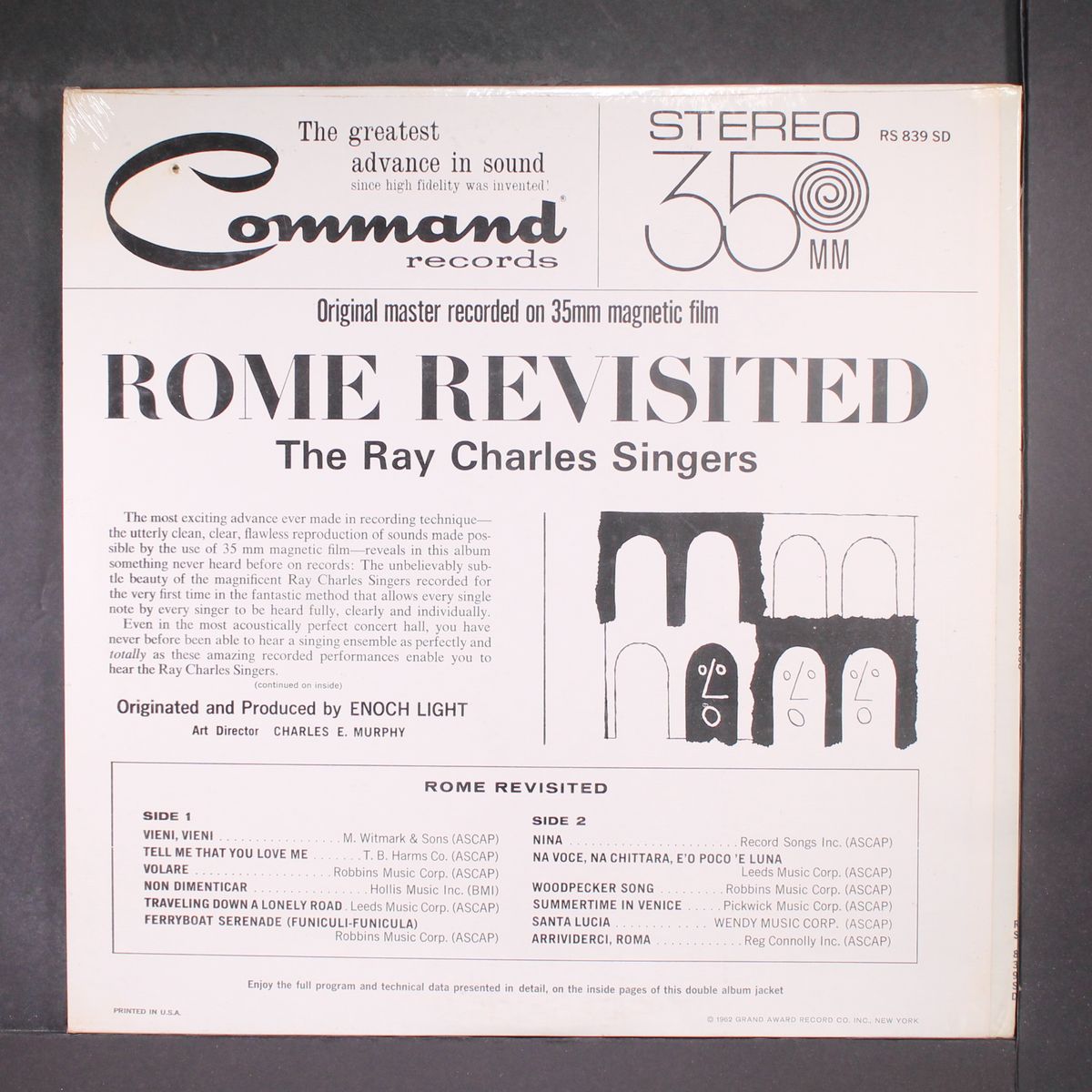 rome revisited by RAY CHARLES SINGERS