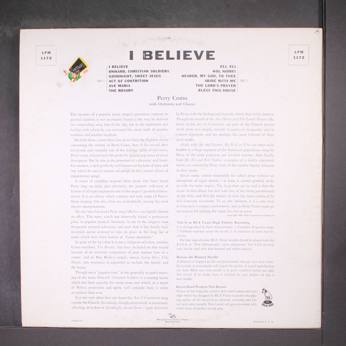 i believe by PERRY COMO