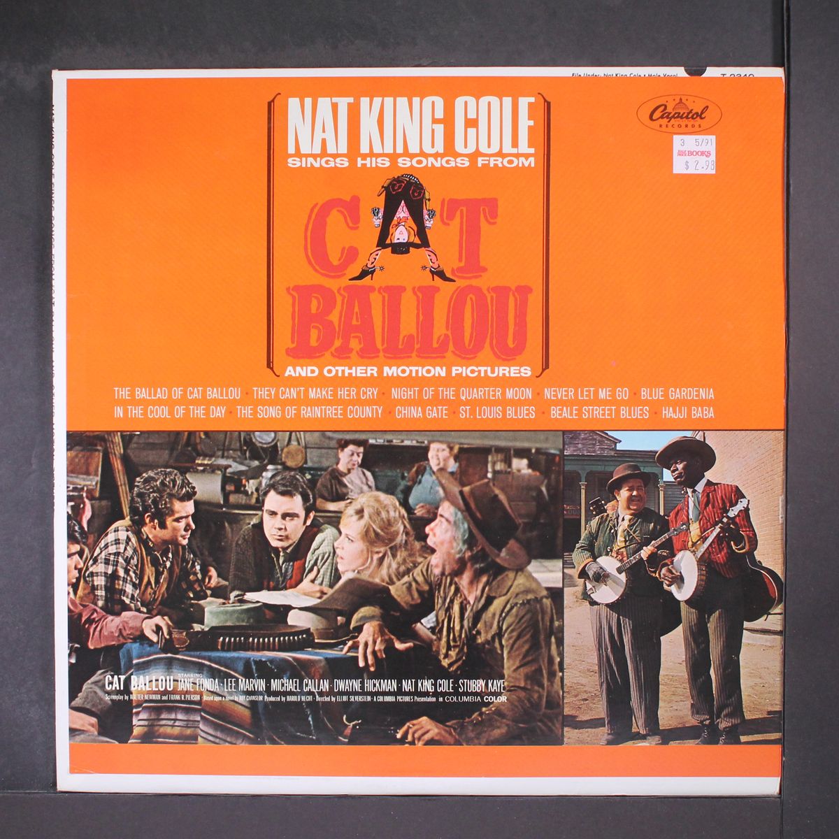 sings his songs from cat ballou by NAT KING COLE