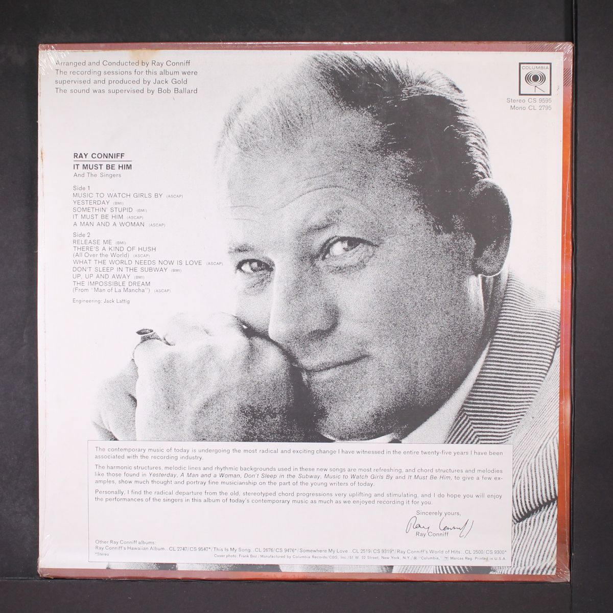 it must be him by RAY CONNIFF