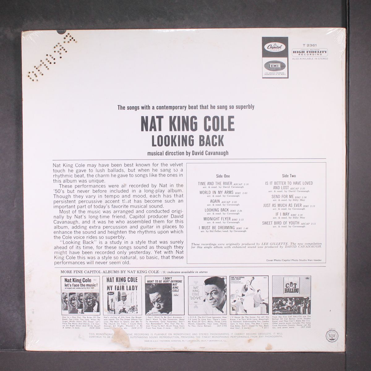looking back by NAT KING COLE