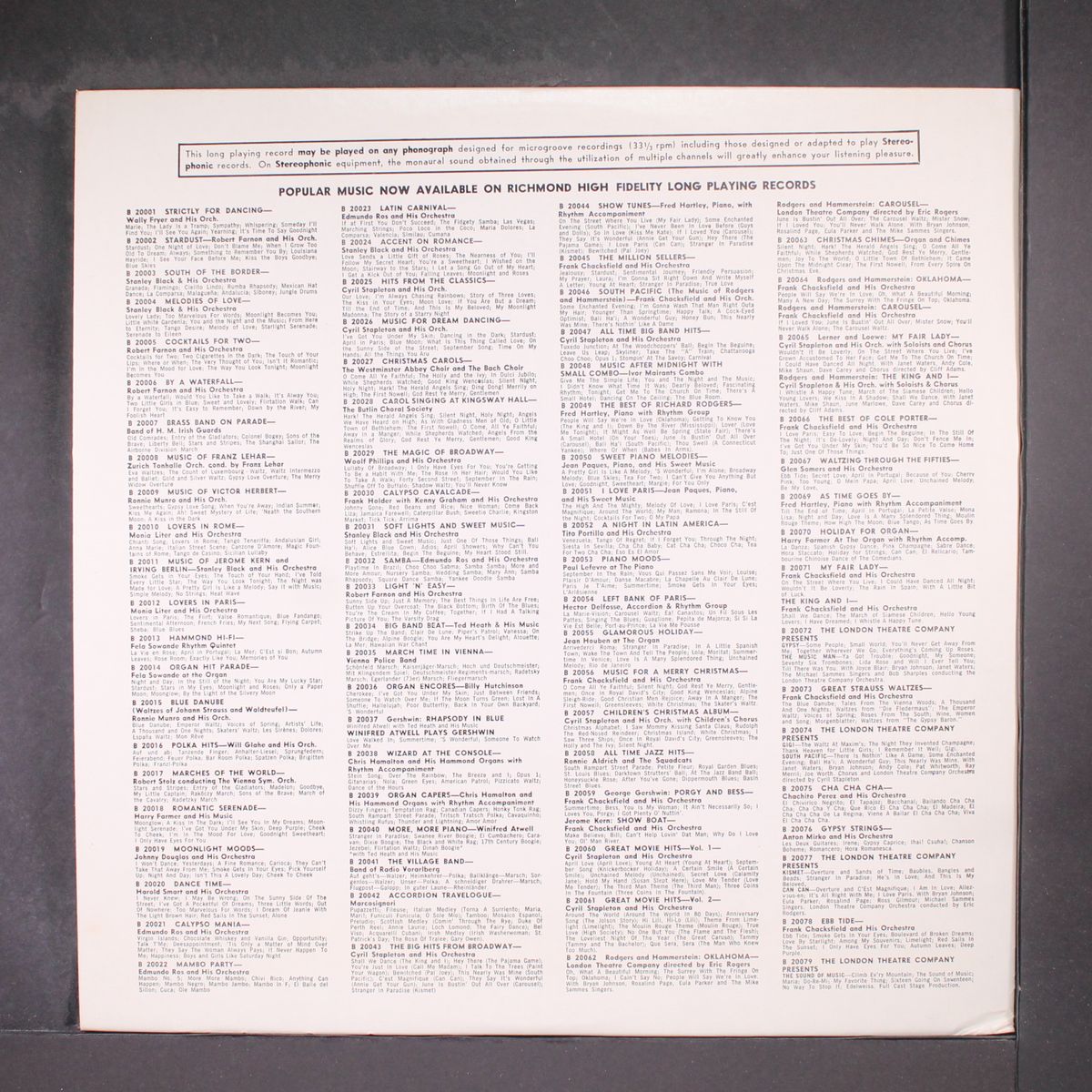 best of cole porter by FRANK CHACKSFIELD