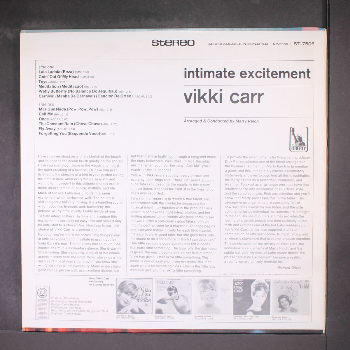 intimate excitement by VIKKI CARR