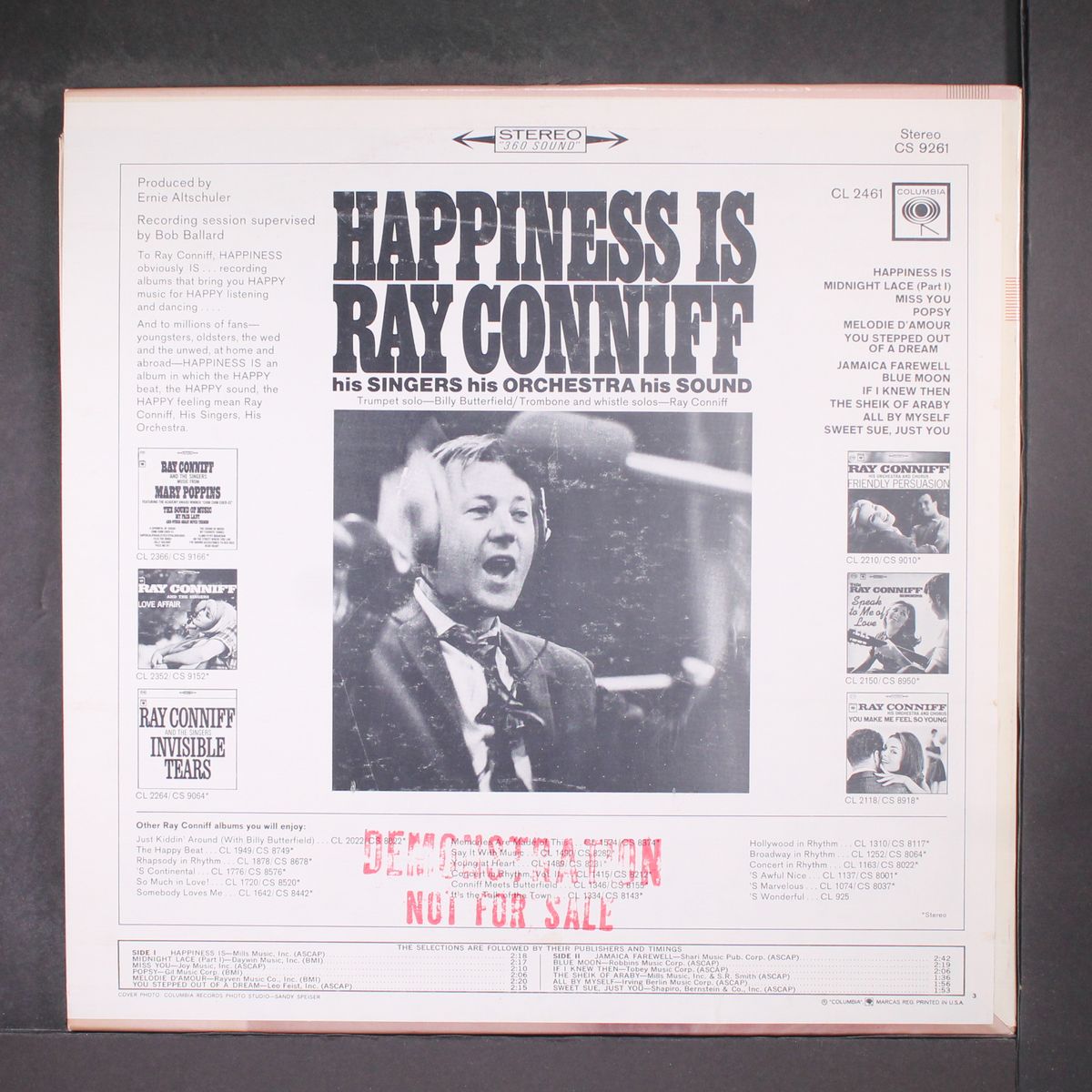 happiness is by RAY CONNIFF