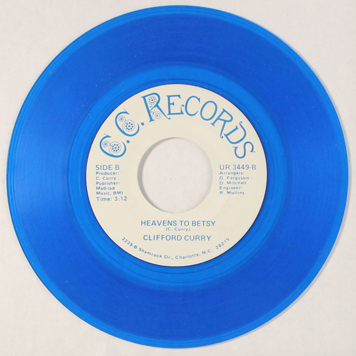 carolina blue / heavens to betsy by CLIFFORD CURRY