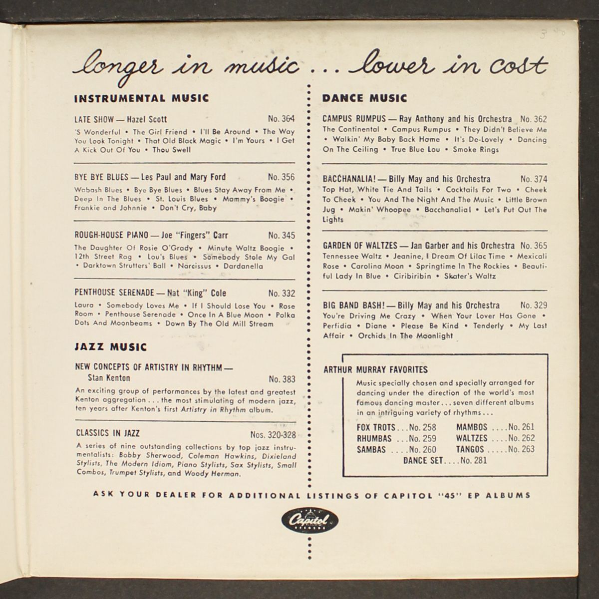 bye bye blues by LES PAUL & MARY FORD
