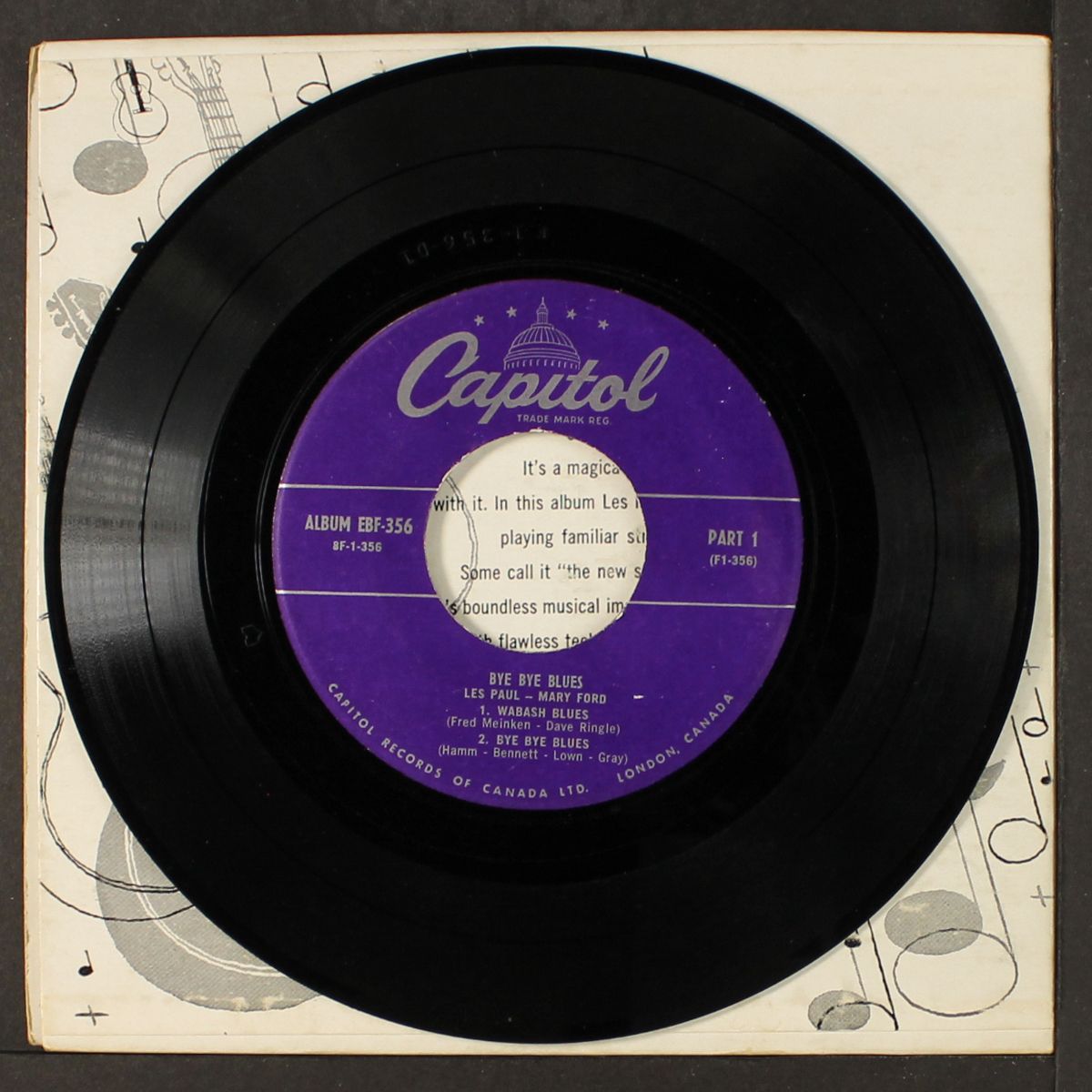 bye bye blues by LES PAUL & MARY FORD