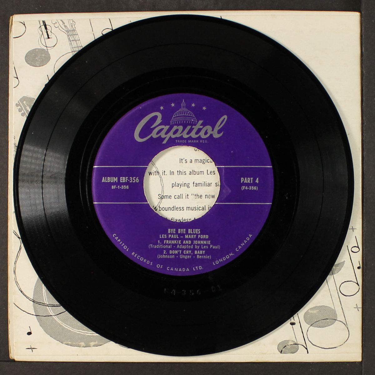 bye bye blues by LES PAUL & MARY FORD