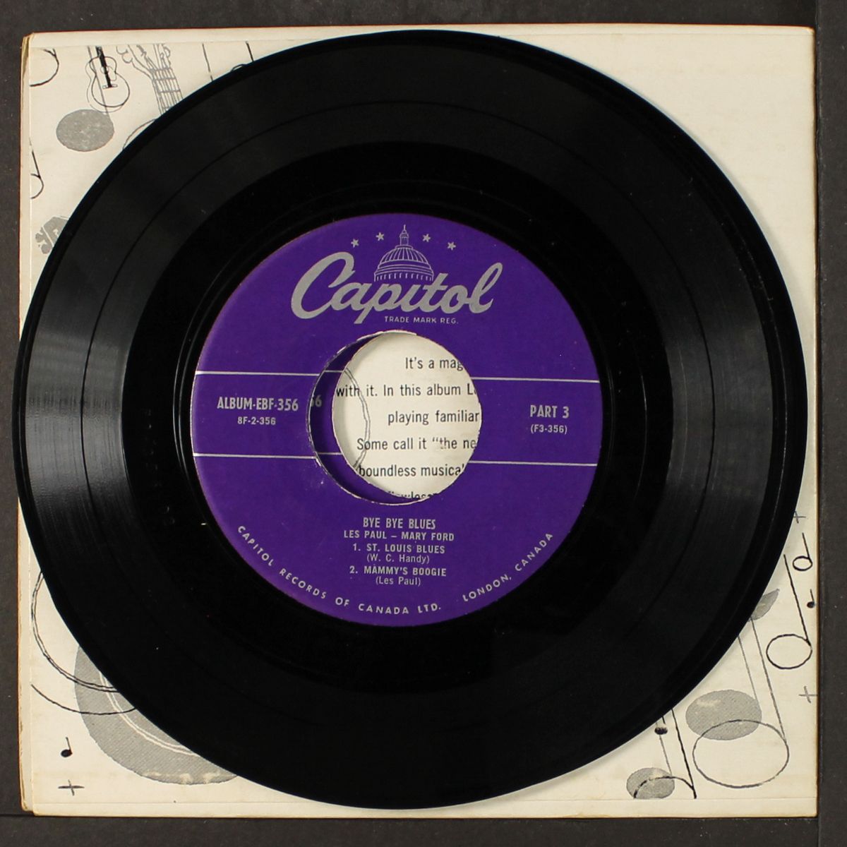 bye bye blues by LES PAUL & MARY FORD