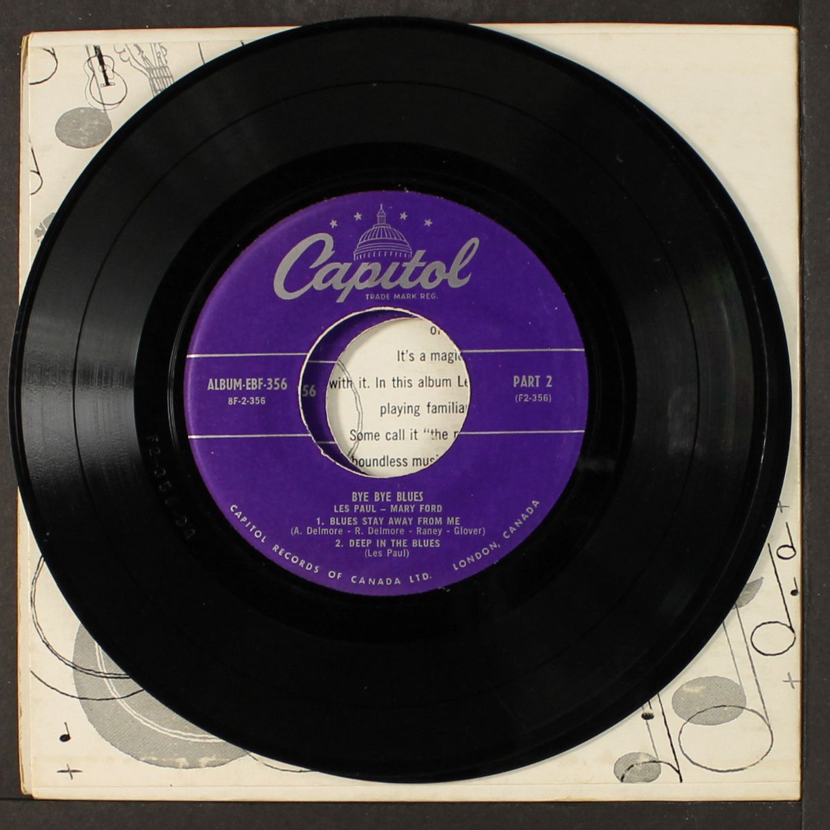 bye bye blues by LES PAUL & MARY FORD