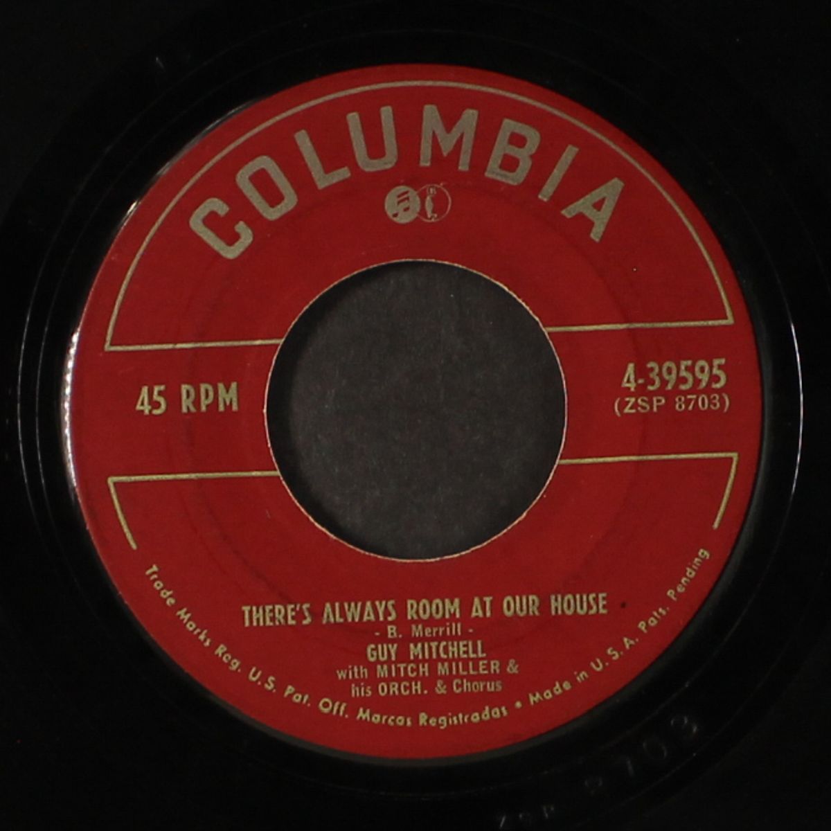 there's always room at our house / i can't help it by GUY MITCHELL