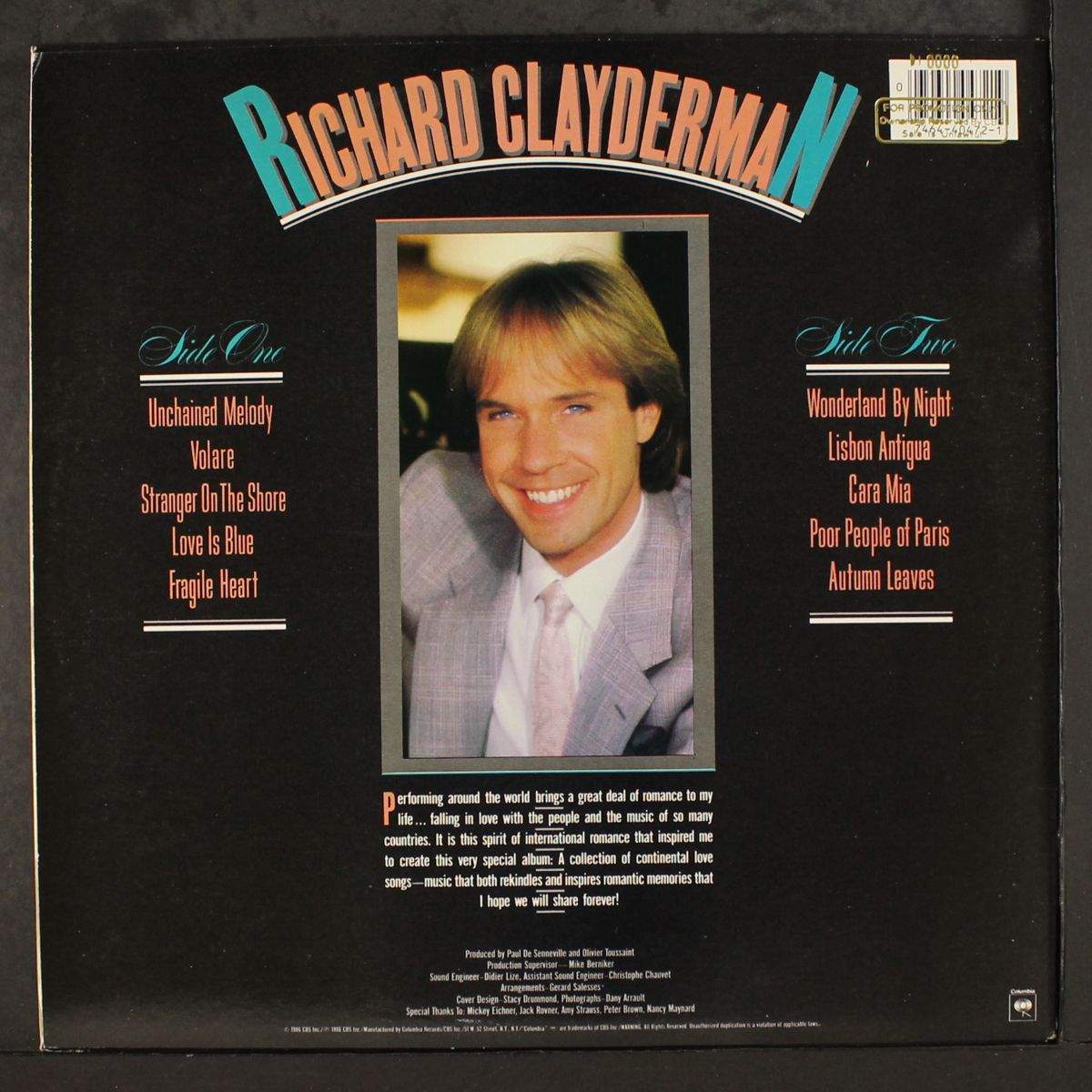 love songs of the world by RICHARD CLAYDERMAN