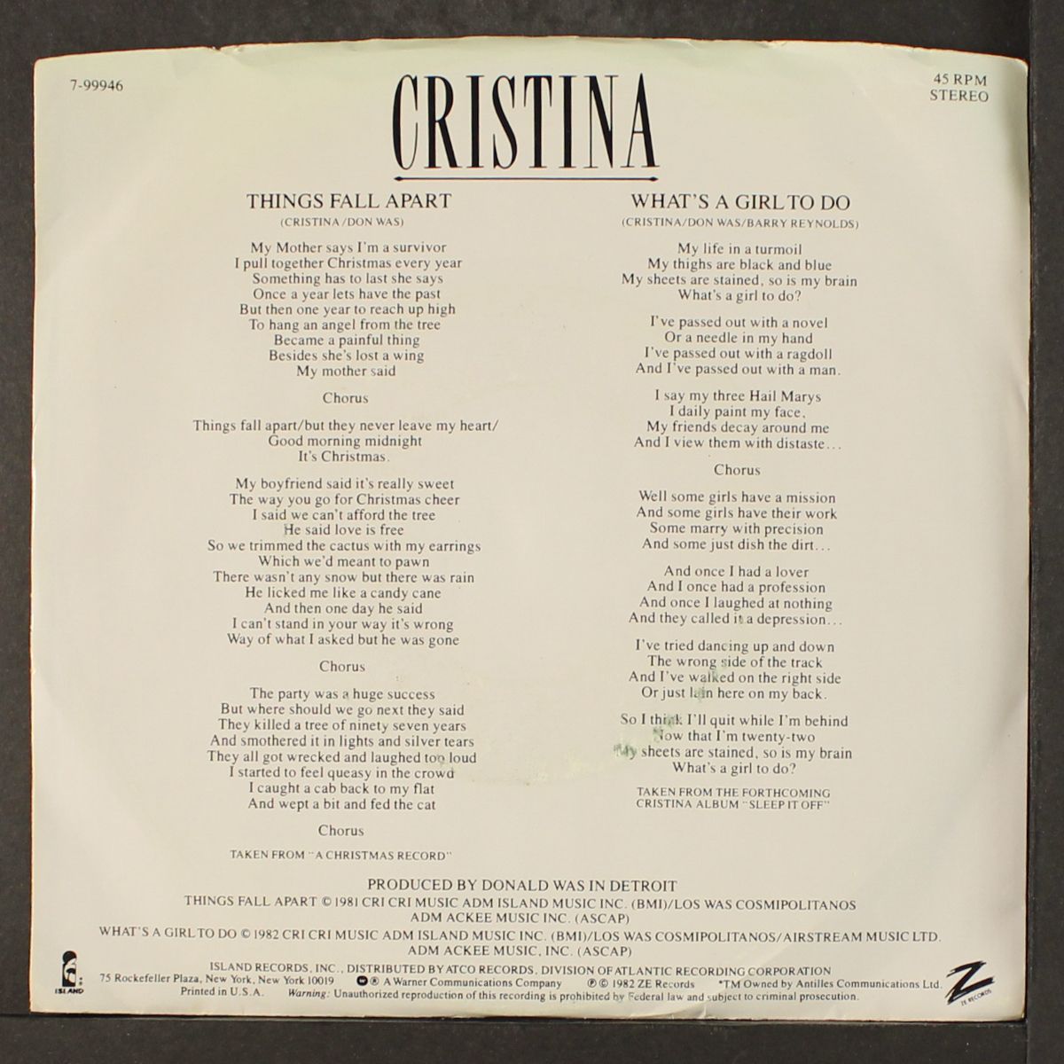 things fall apart by CRISTINA