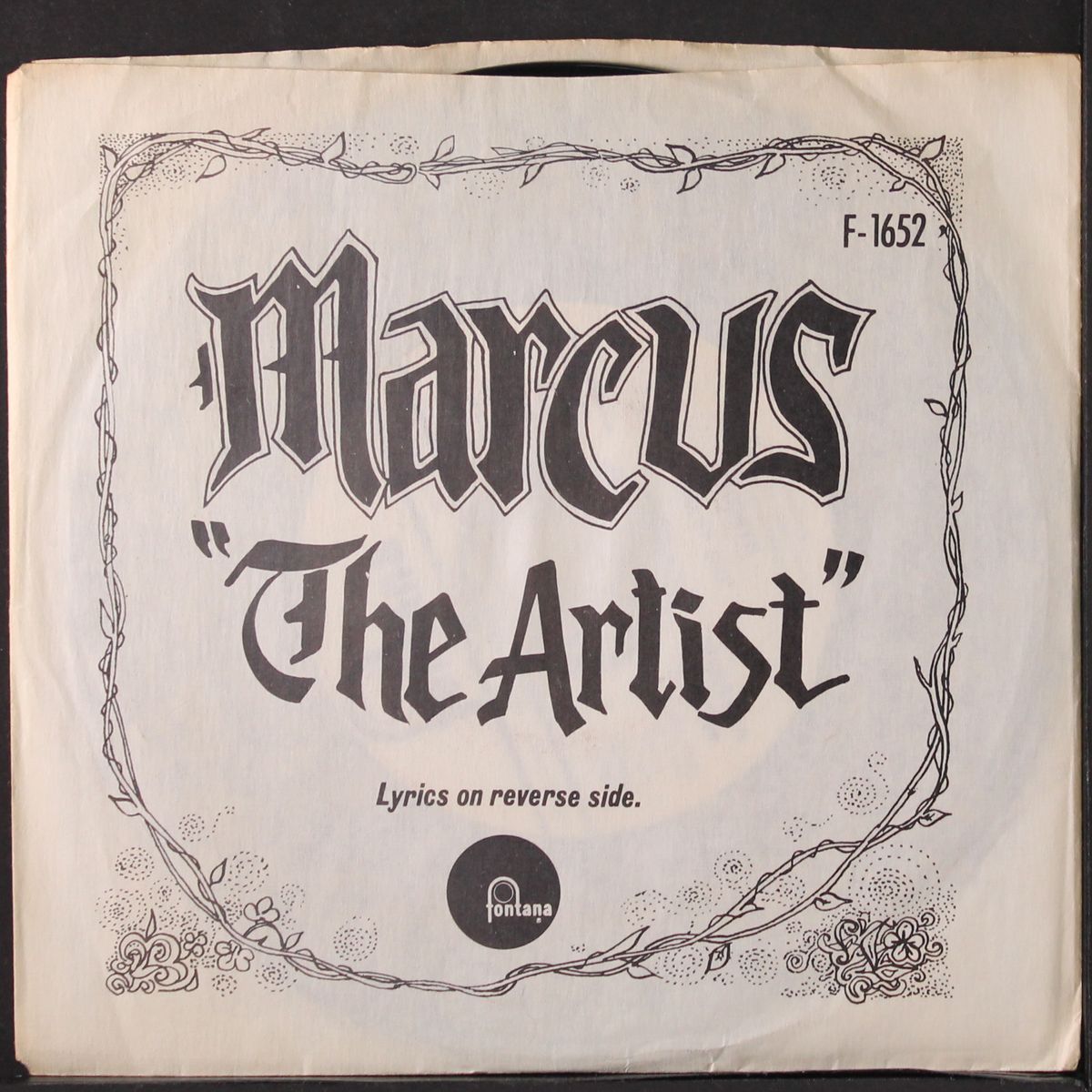 the artist / mono by MARCUS
