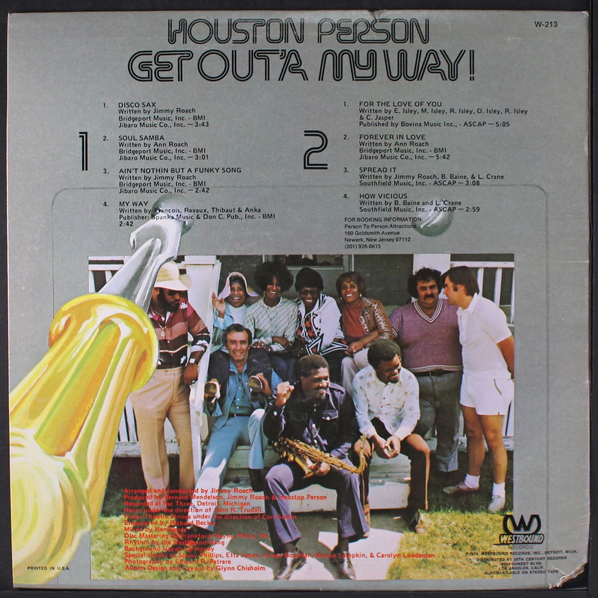 get out'a my way! by HOUSTON PERSON