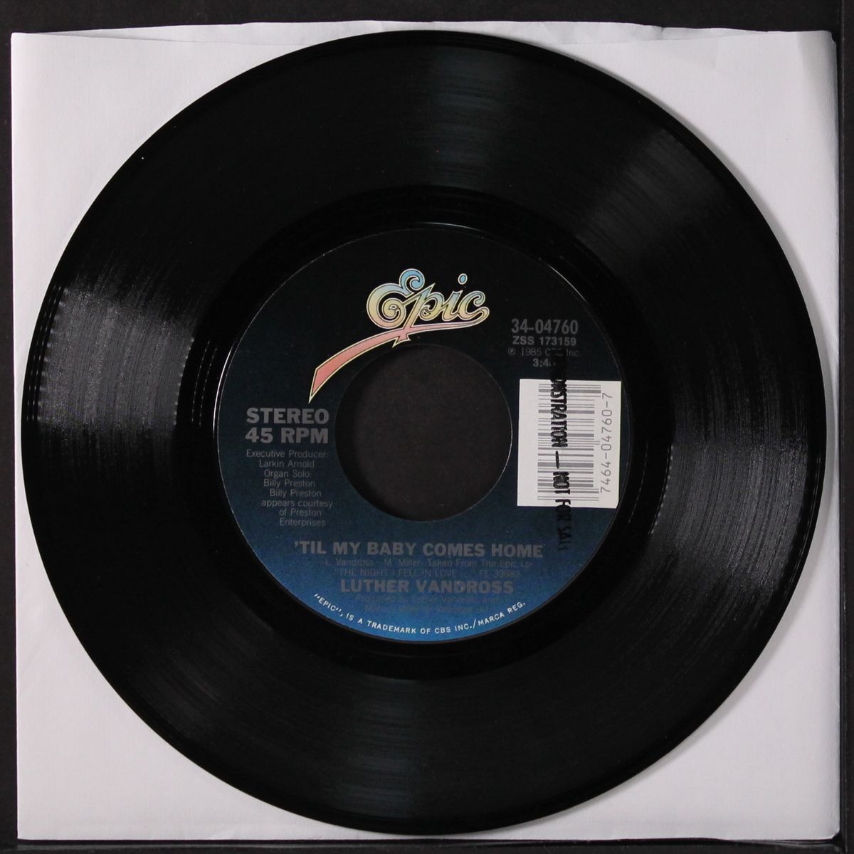 'til my baby comes home / instro by LUTHER VANDROSS