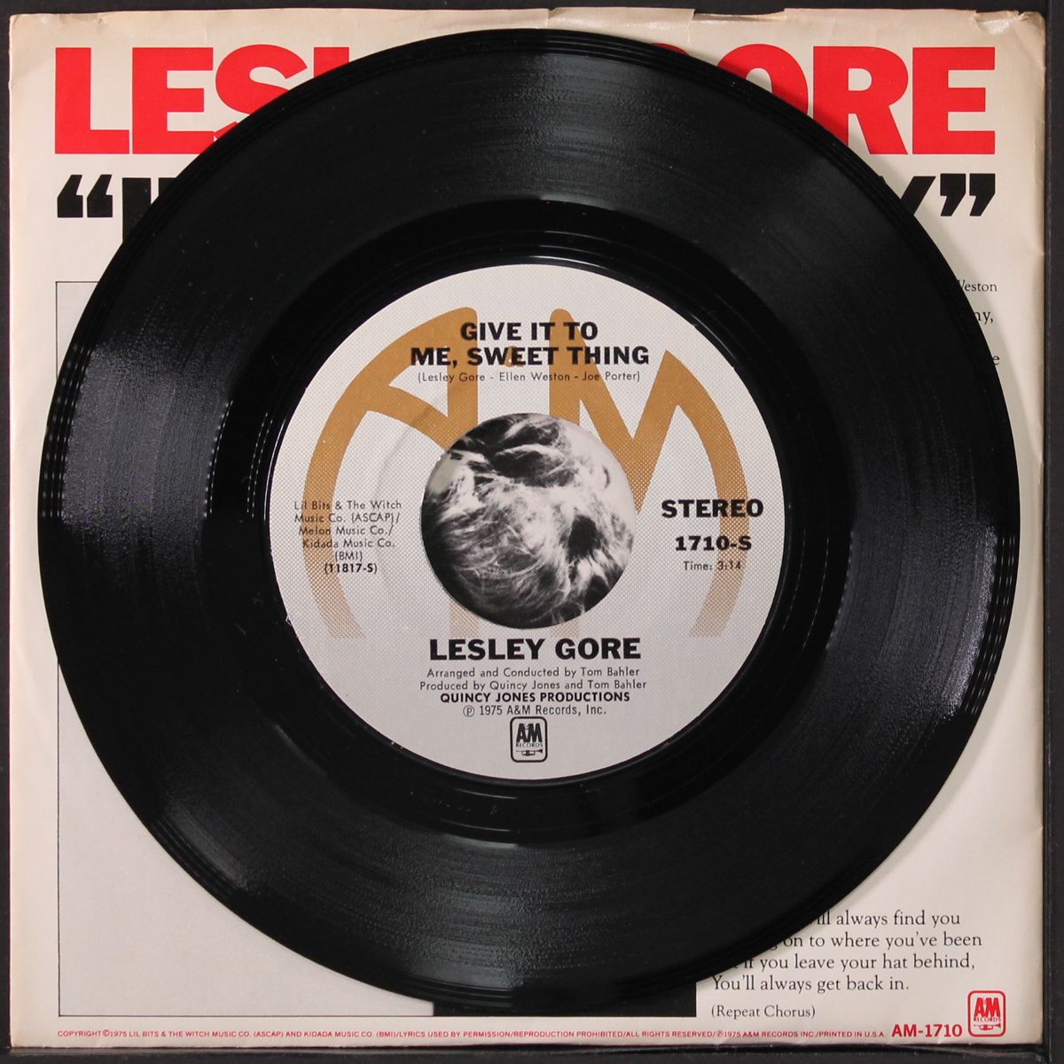 give it to me, sweet thing / immortality by LESLEY GORE
