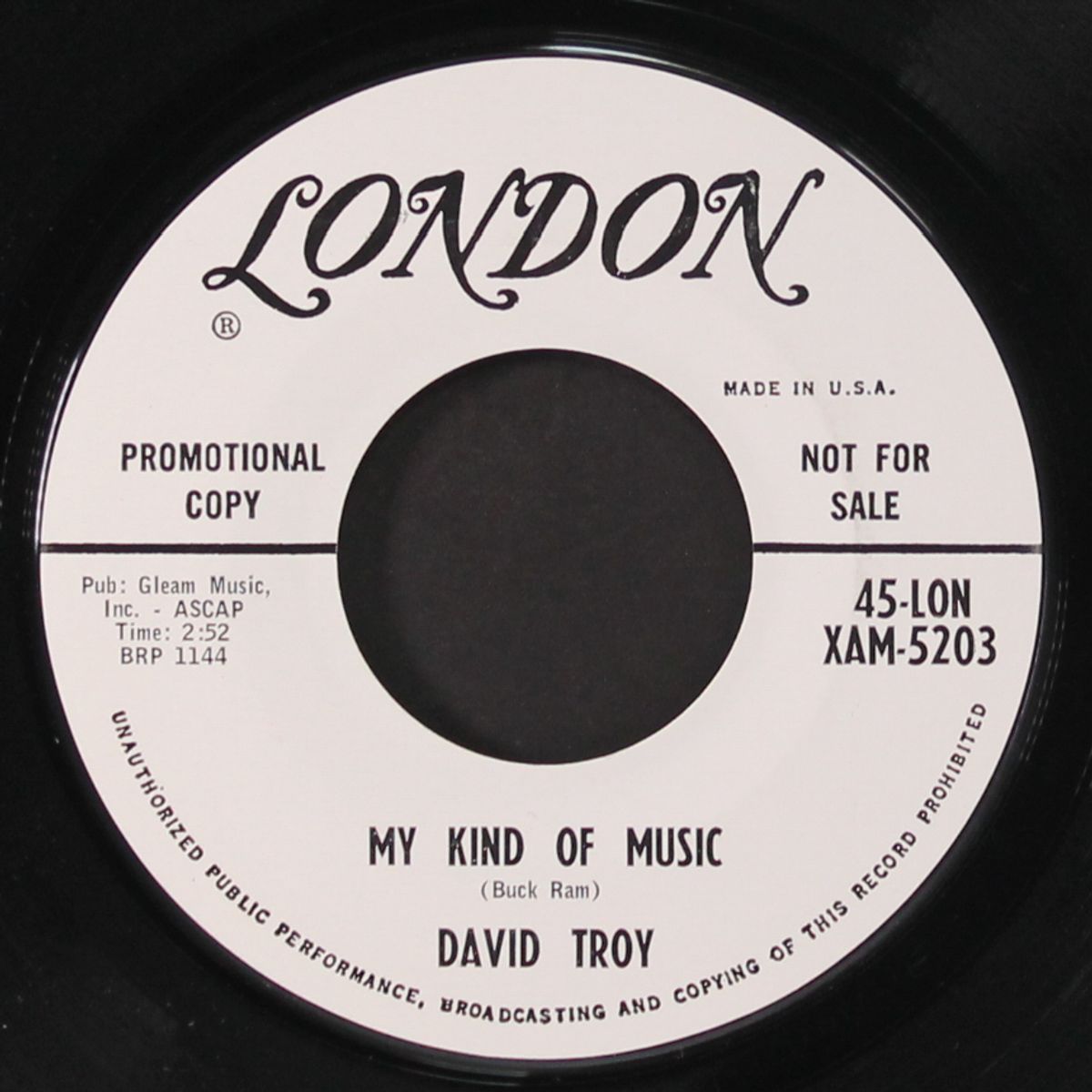 a rose for rose / my kind of music by DAVID TROY