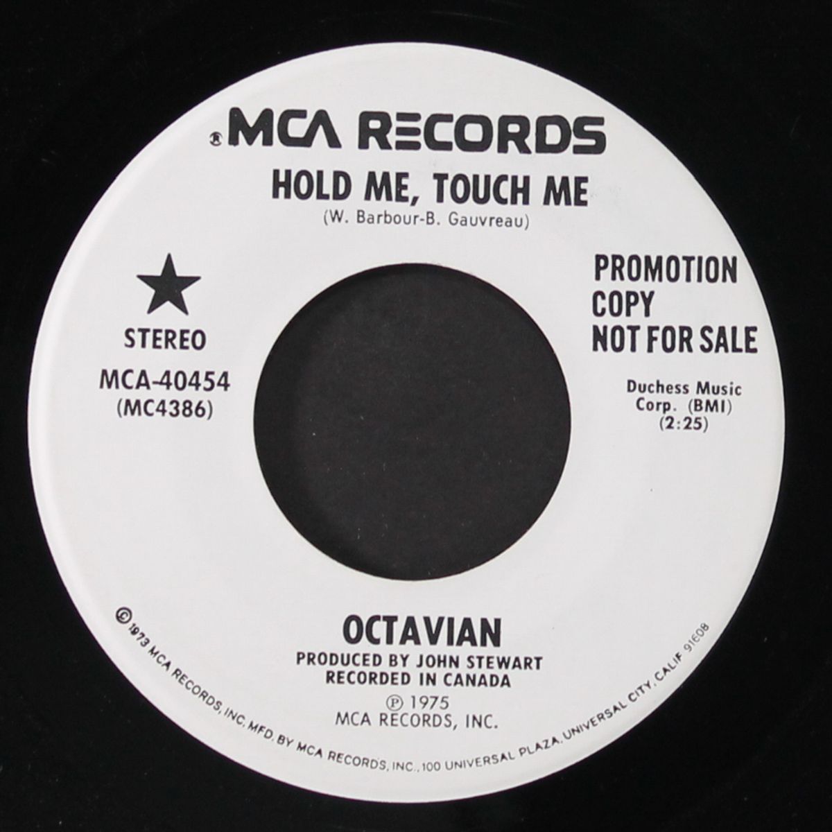 hold me, touch me / work it out together by OCTAVIAN