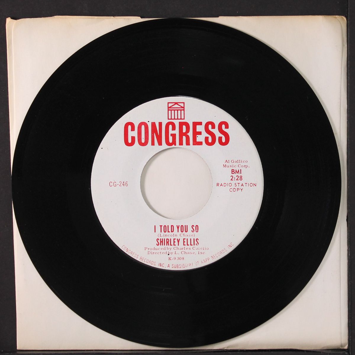 i told you so / i never forget by SHIRLEY ELLIS
