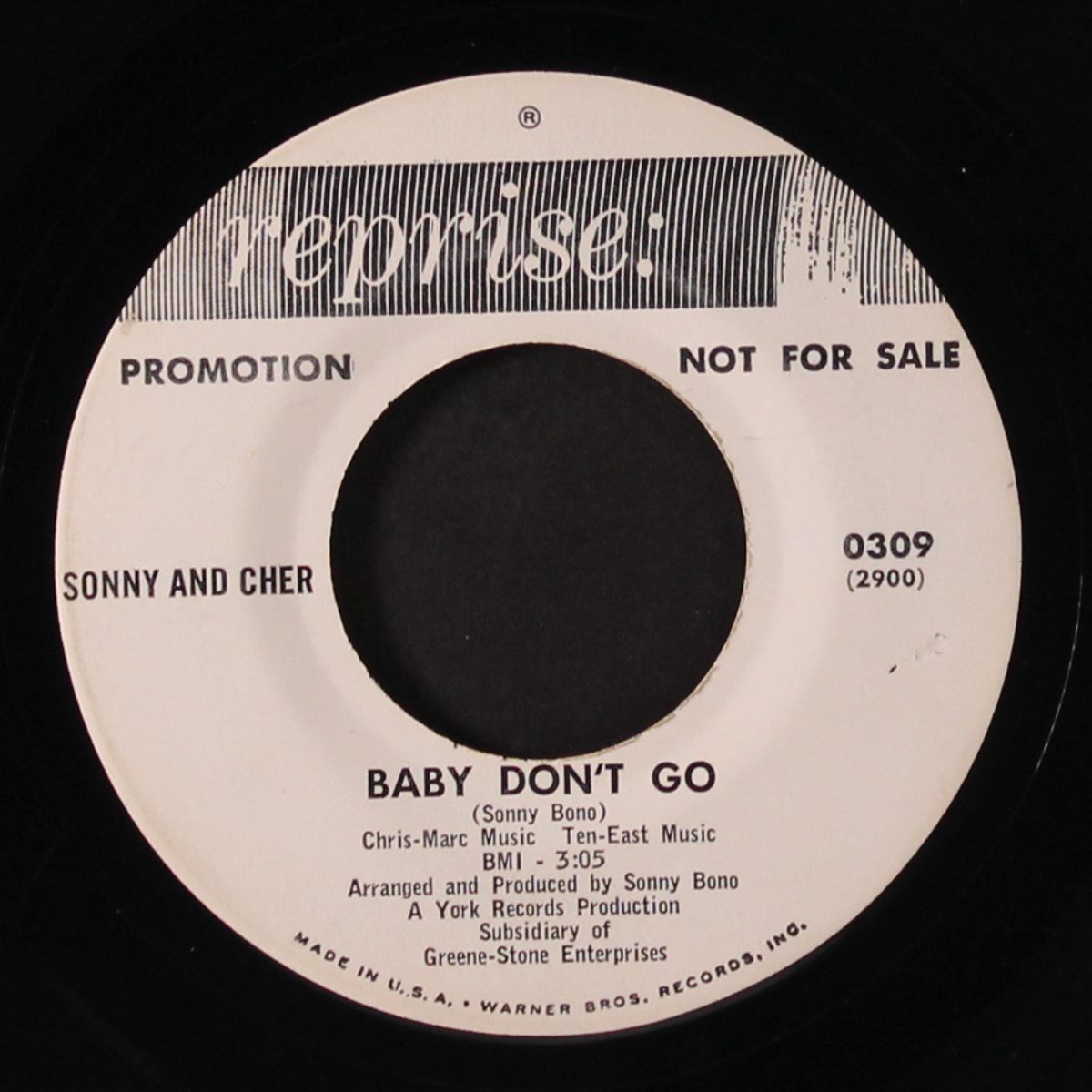 baby don't go / walkin' the quetzal by SONNY & CHER