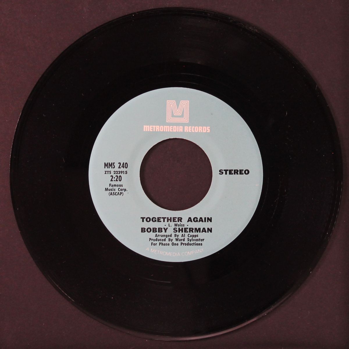 together again by BOBBY SHERMAN