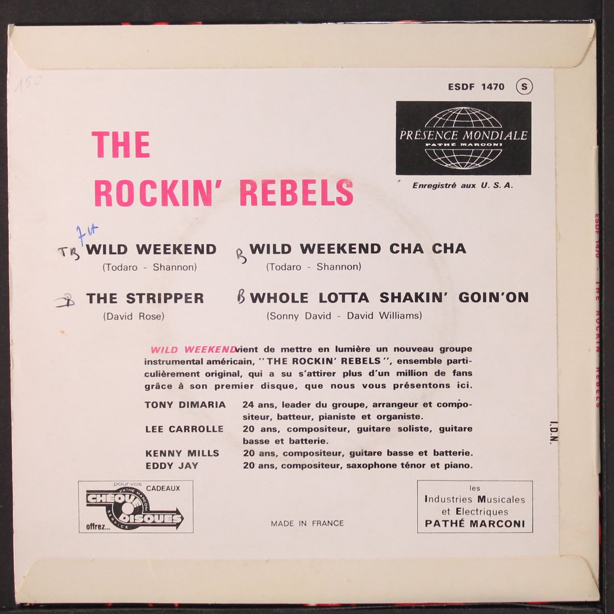 wild weekend / +3 by ROCKIN' REBELS