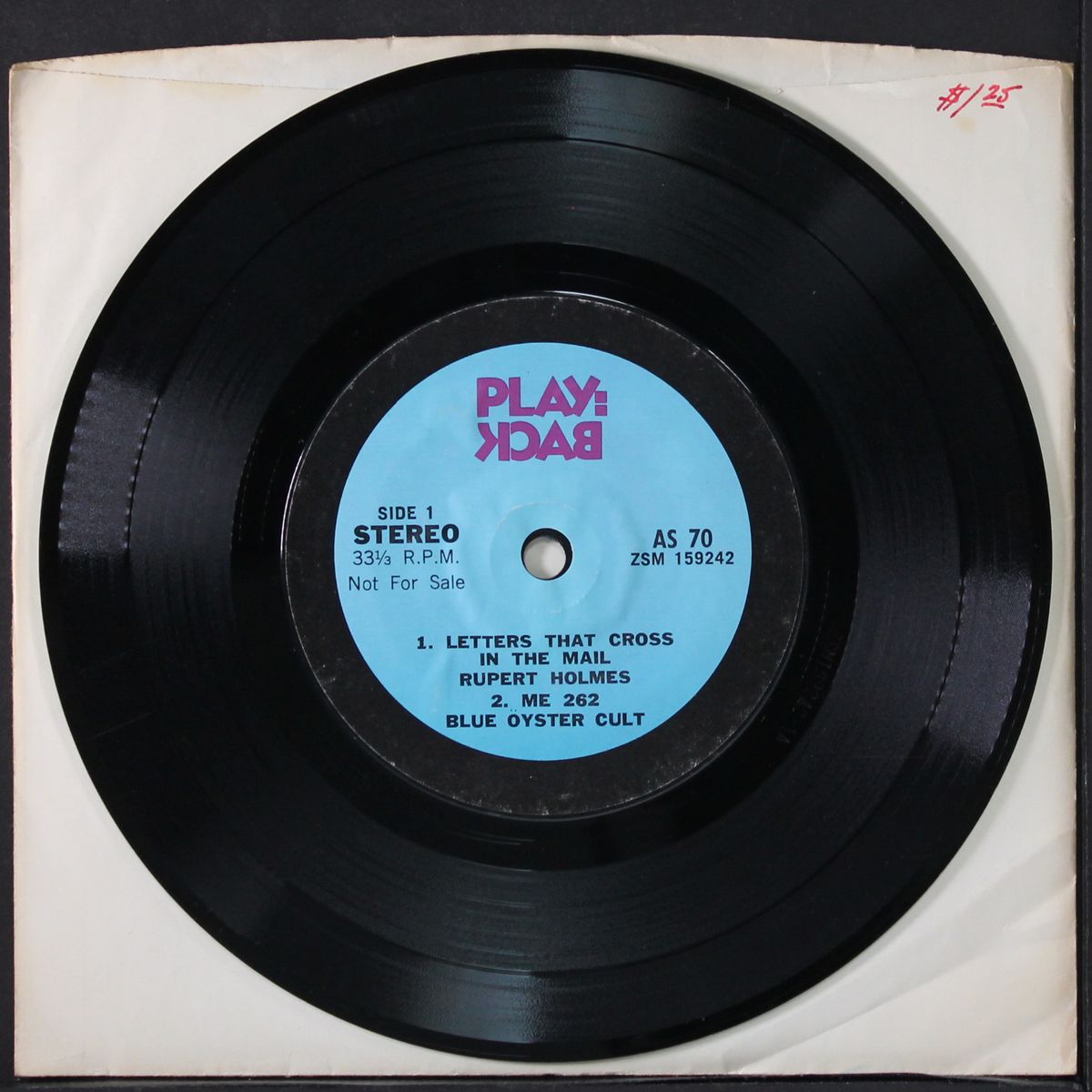play back by BLUE OYSTER CULT & OTHERS