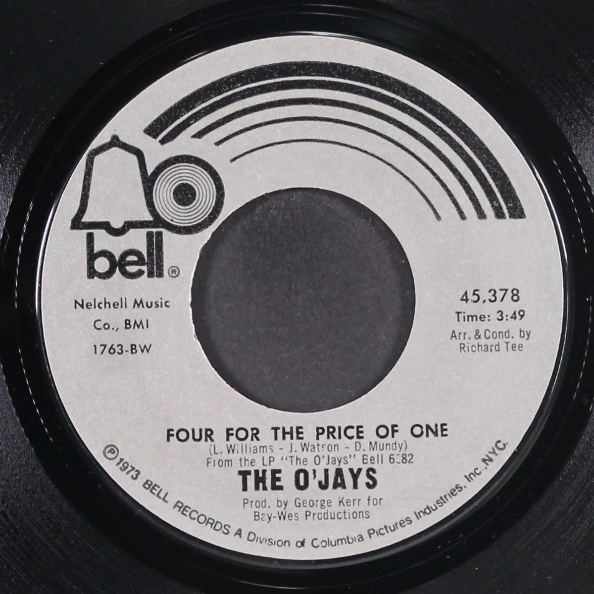 look over your shoulder / four for the price of one by O'JAYS