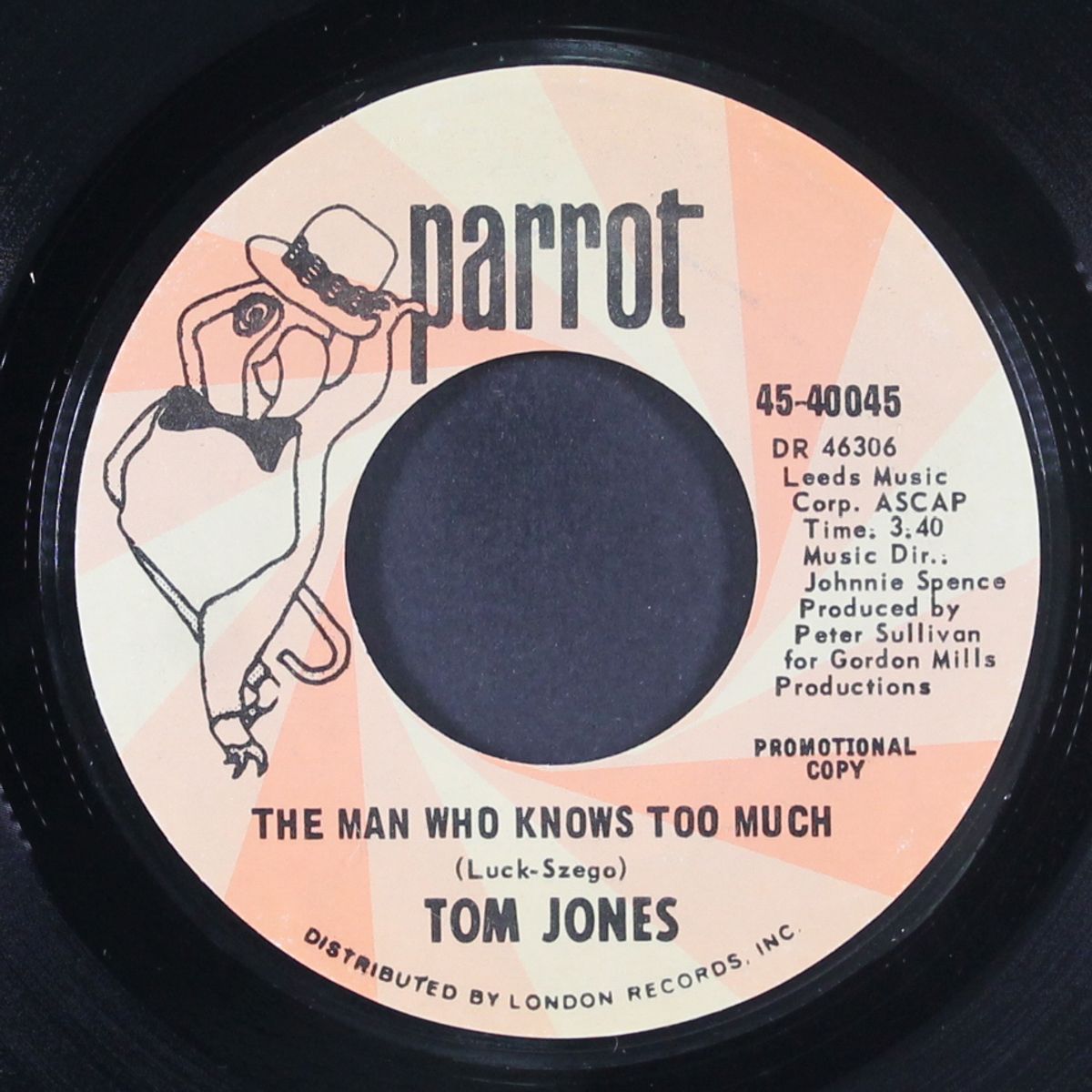 without love / the man who knows too much by TOM JONES