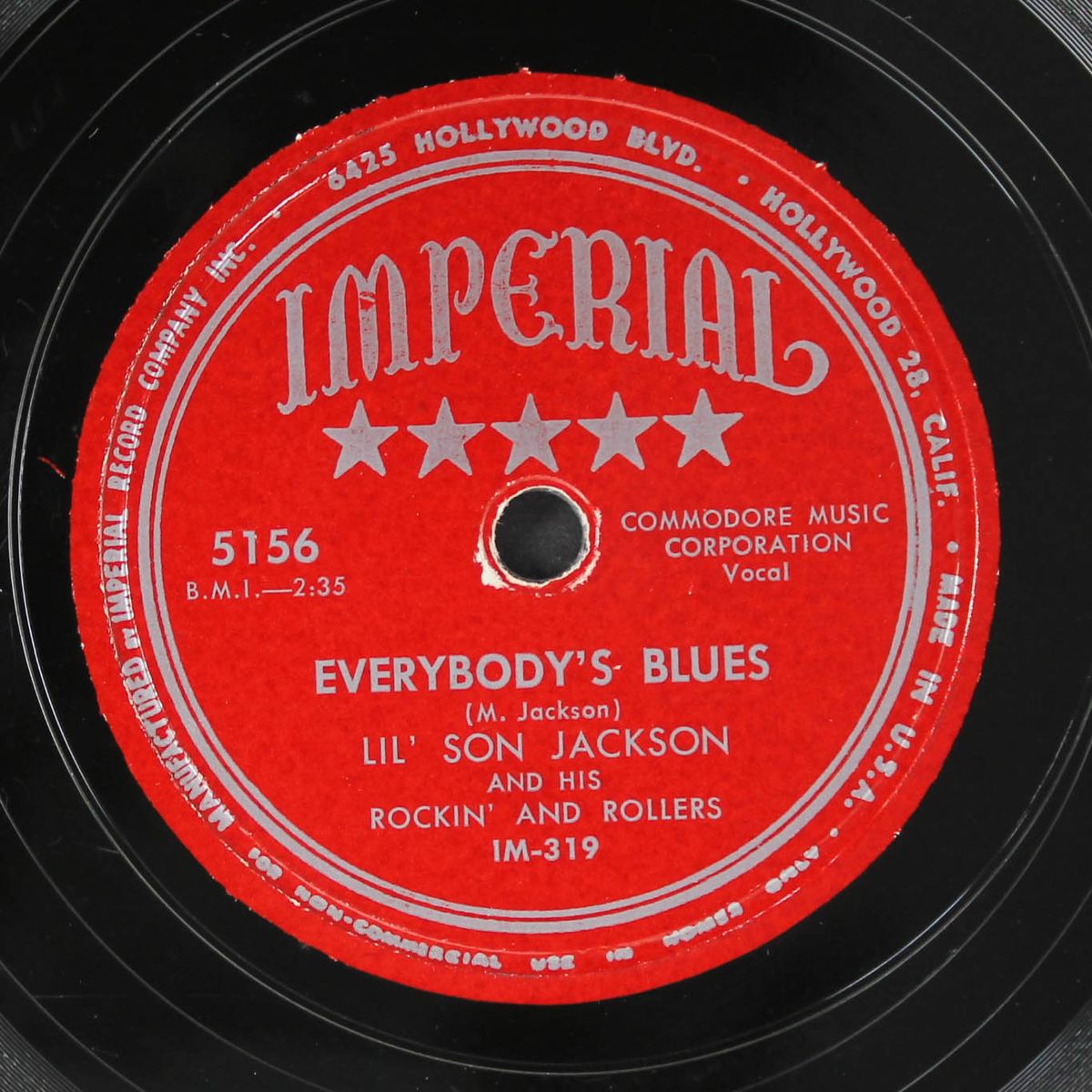 travelin' woman / everybody's blues by LIL' SON JACKSON
