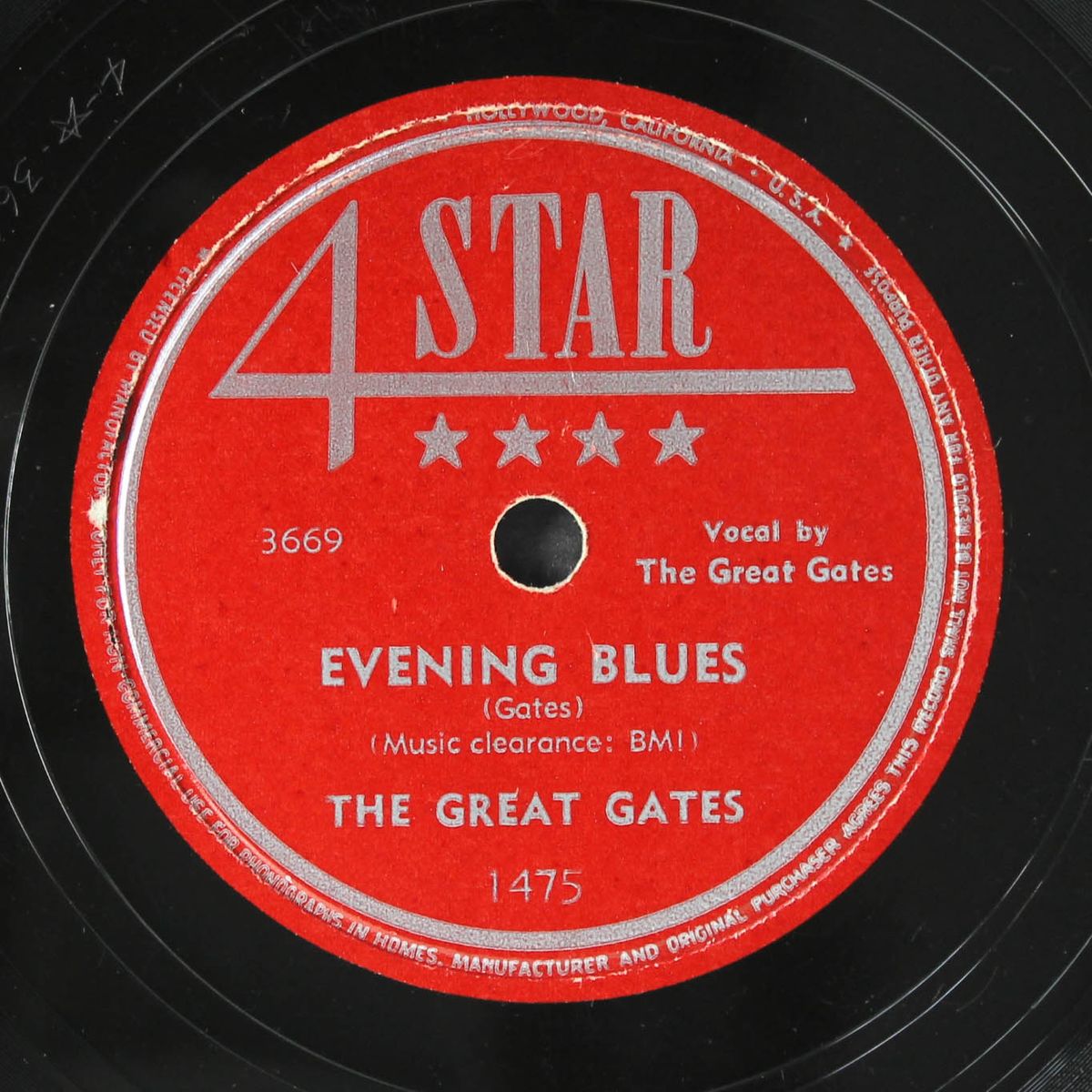 evening blues / sad & lonesome by GREAT GATES