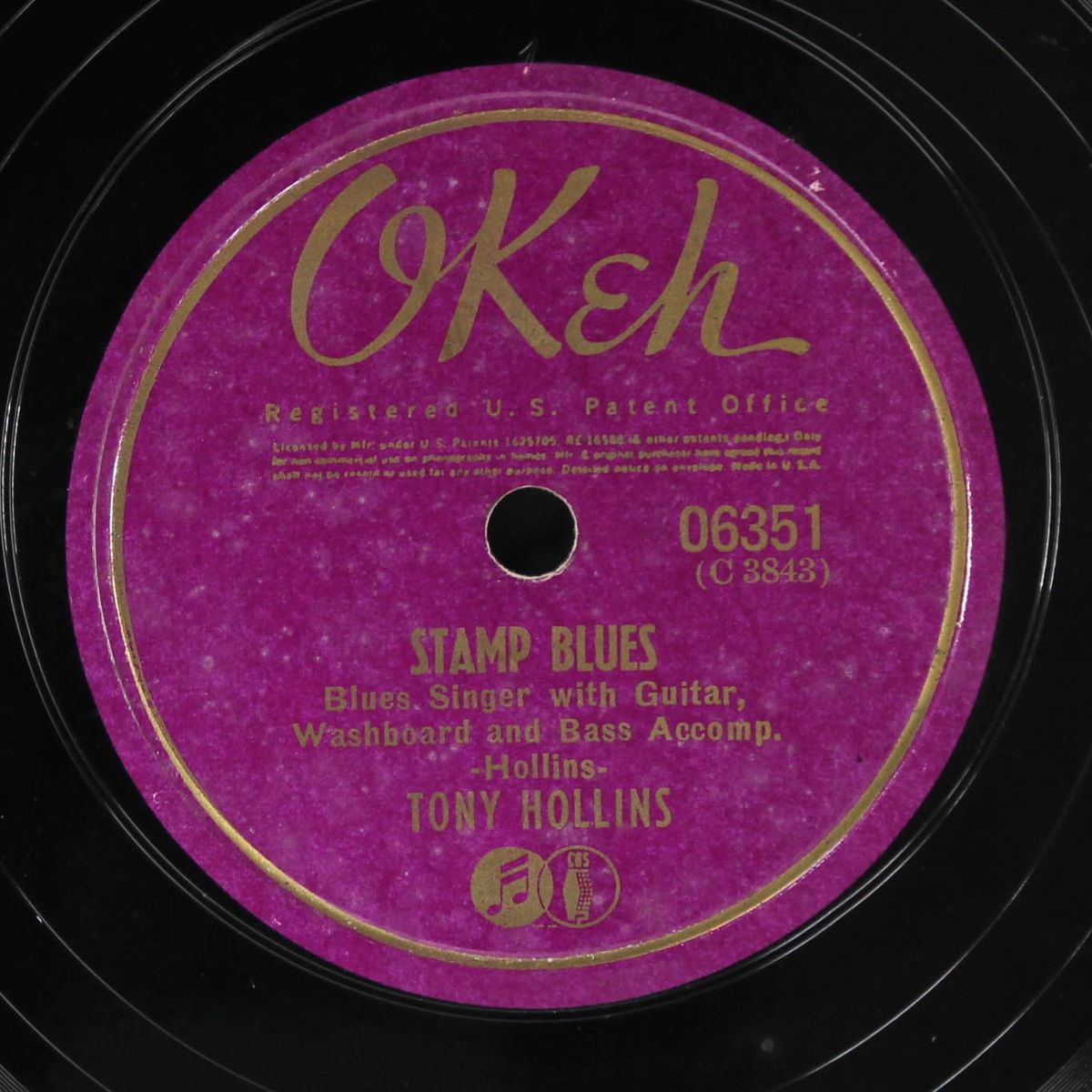 crawlin' king snake / stamp blues by TONY HOLLINS