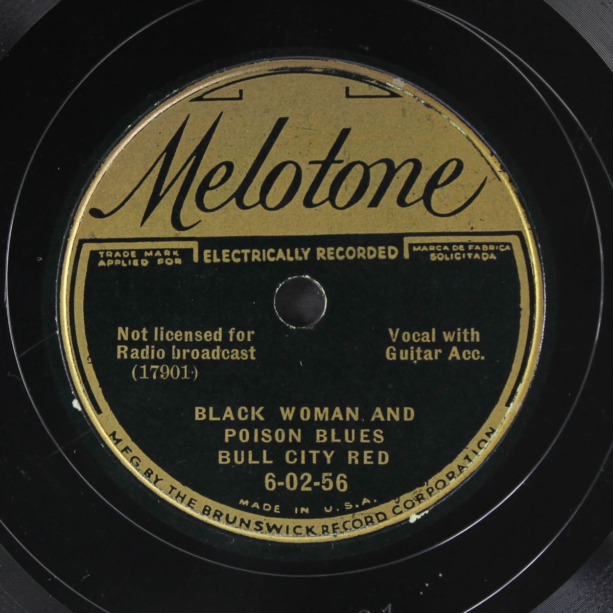 black woman and poison blues / i won't be dogged around by BULL CITY RED
