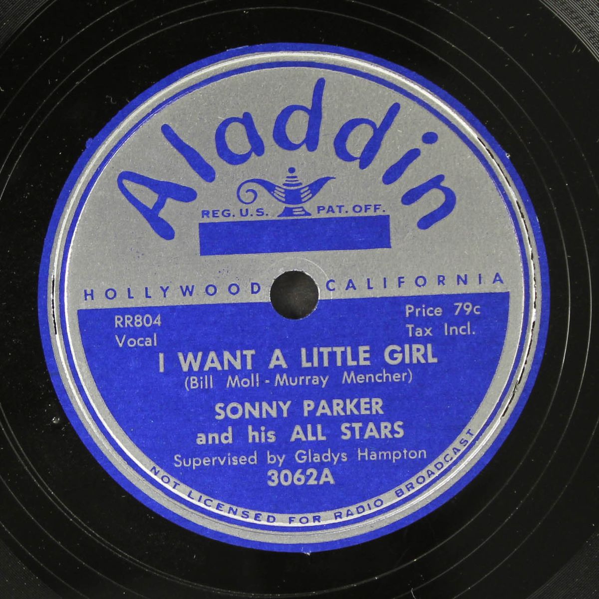 i want a little girl / sad feeling by SONNY PARKER