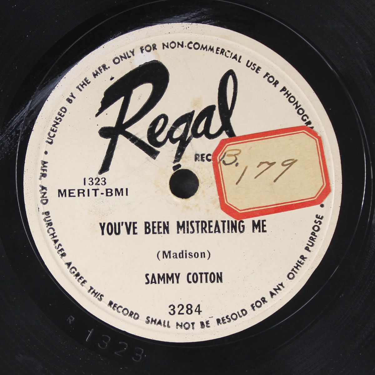 it's so hard / you've been mistreating me by SAMMY COTTON