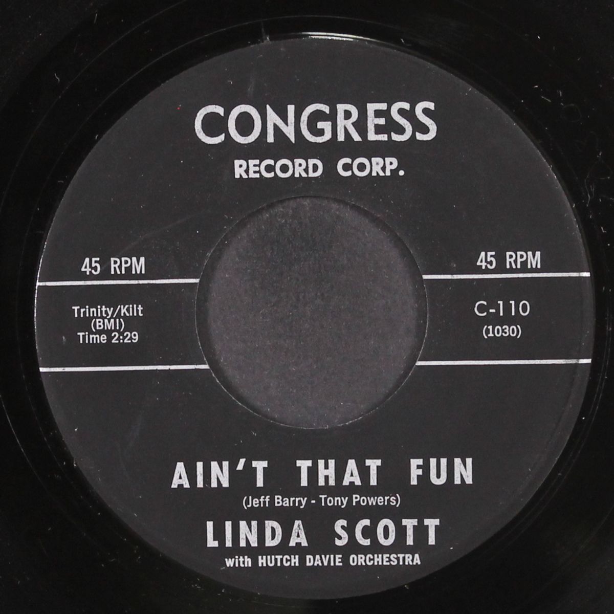 ain't that fun / sit right down and write myself a letter by LINDA SCOTT