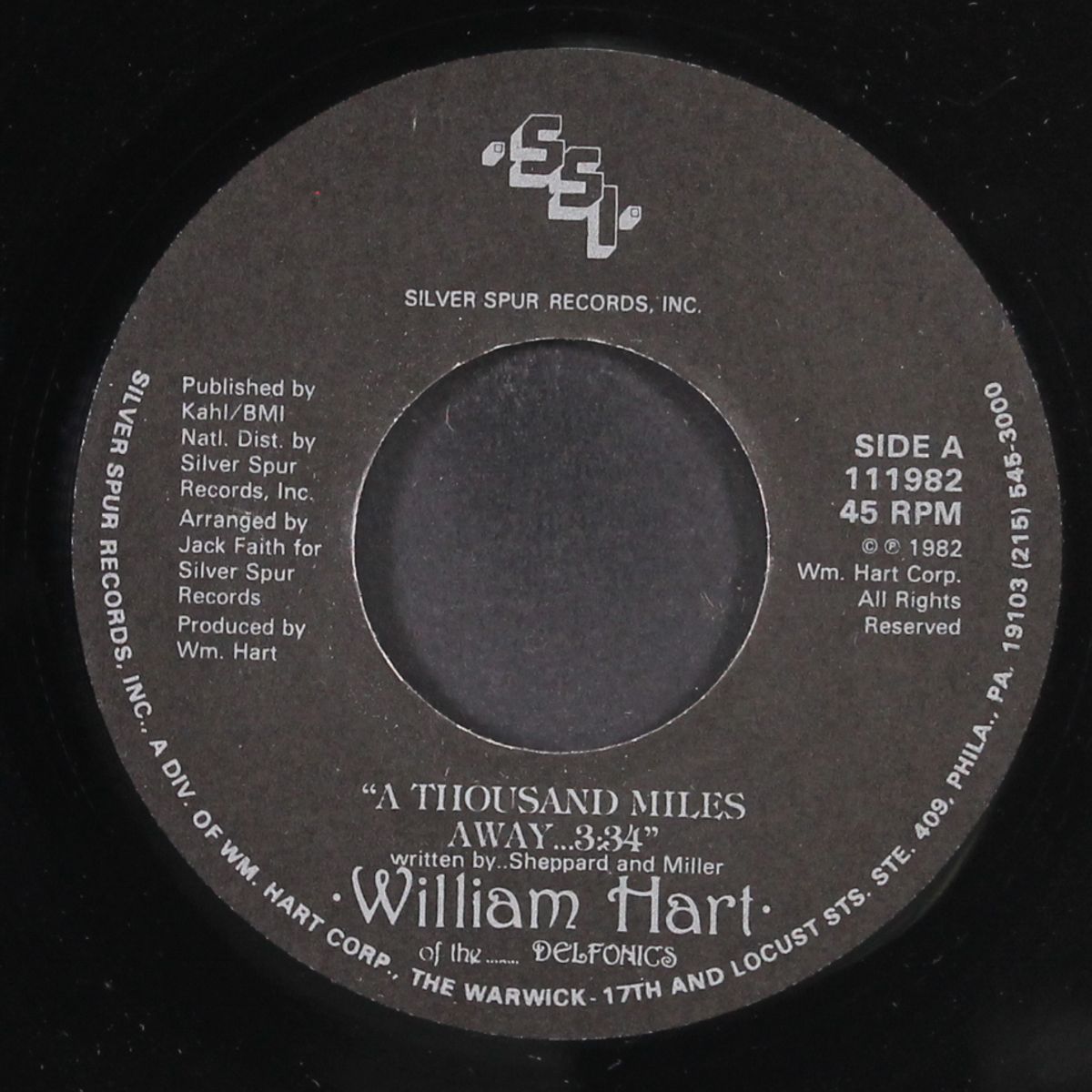 a thousand miles away by WILLIAM HART