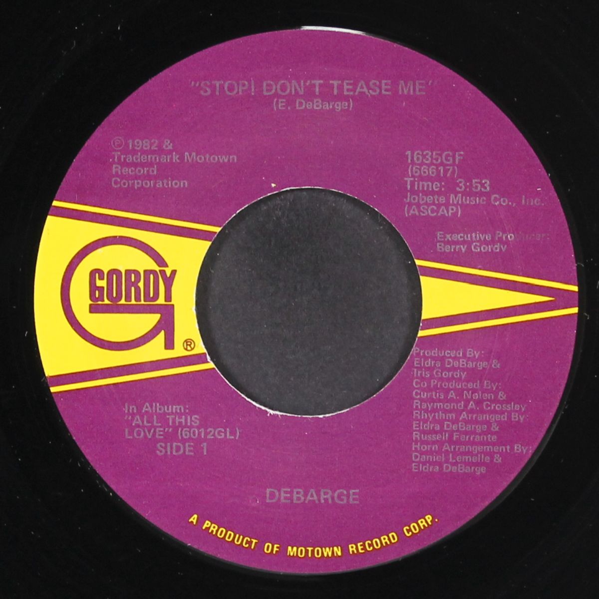 stop! don't tease me / hesitated by DEBARGE