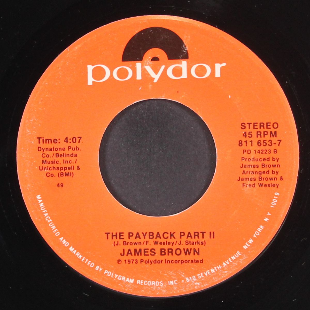 the payback by JAMES BROWN