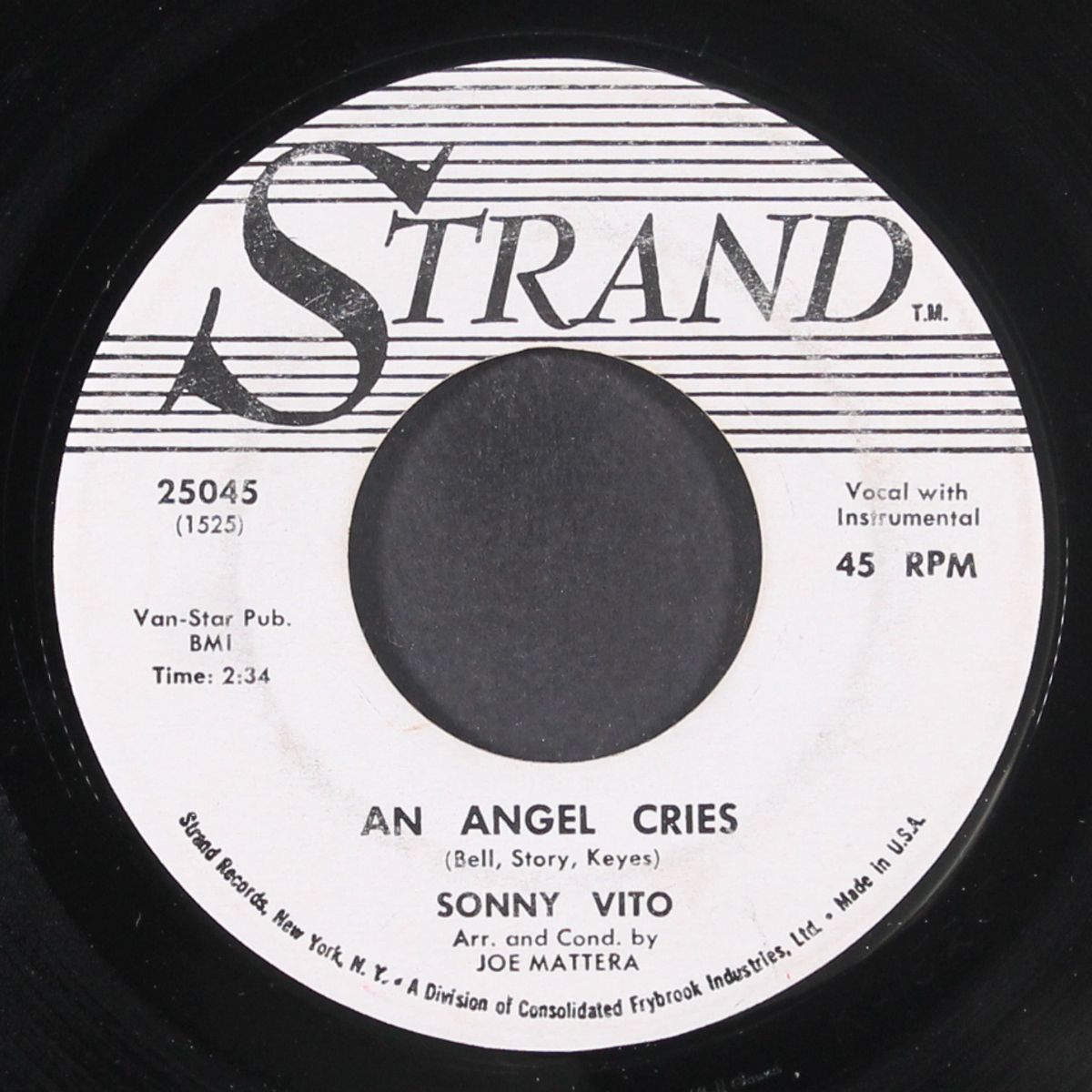 an angel cries by SONNY VITO