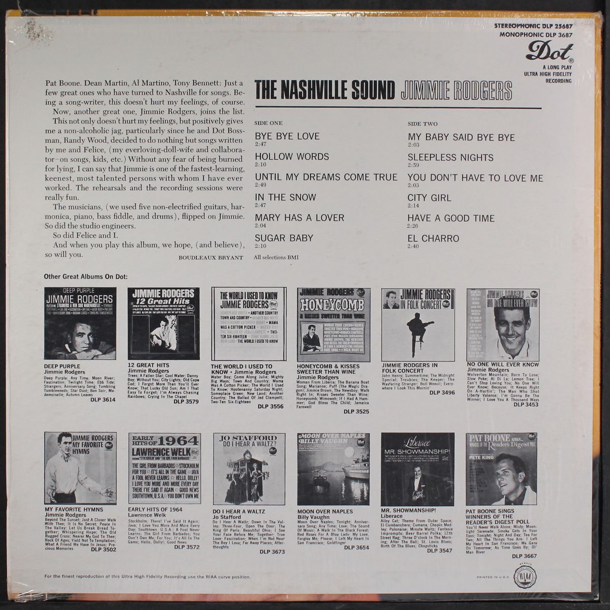 the nashville sound by JIMMIE RODGERS
