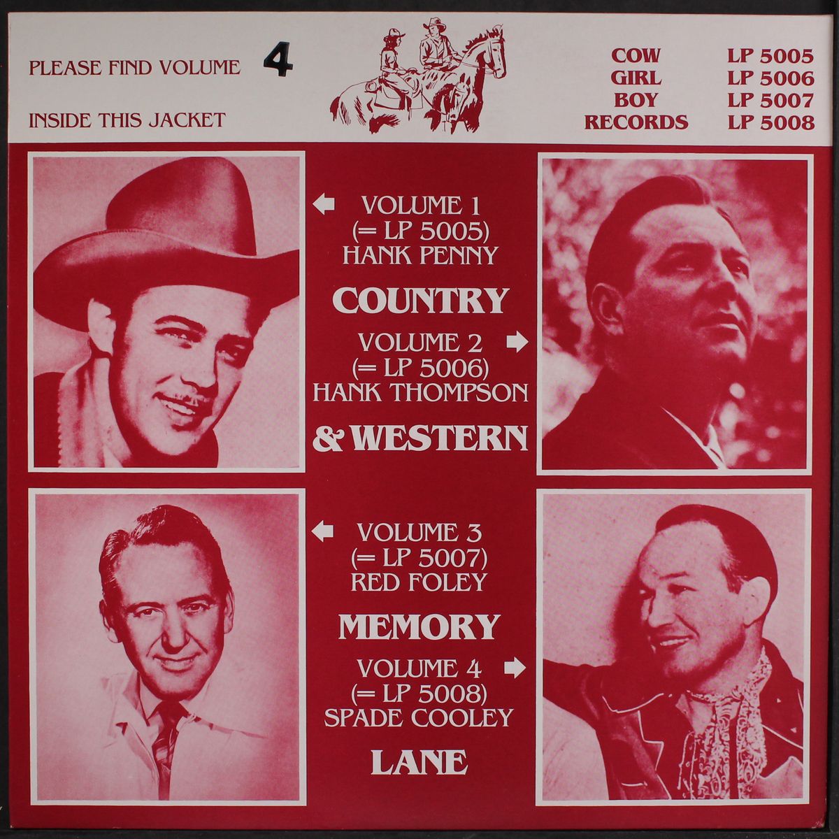 country & western memory lane by SPADE COOLEY