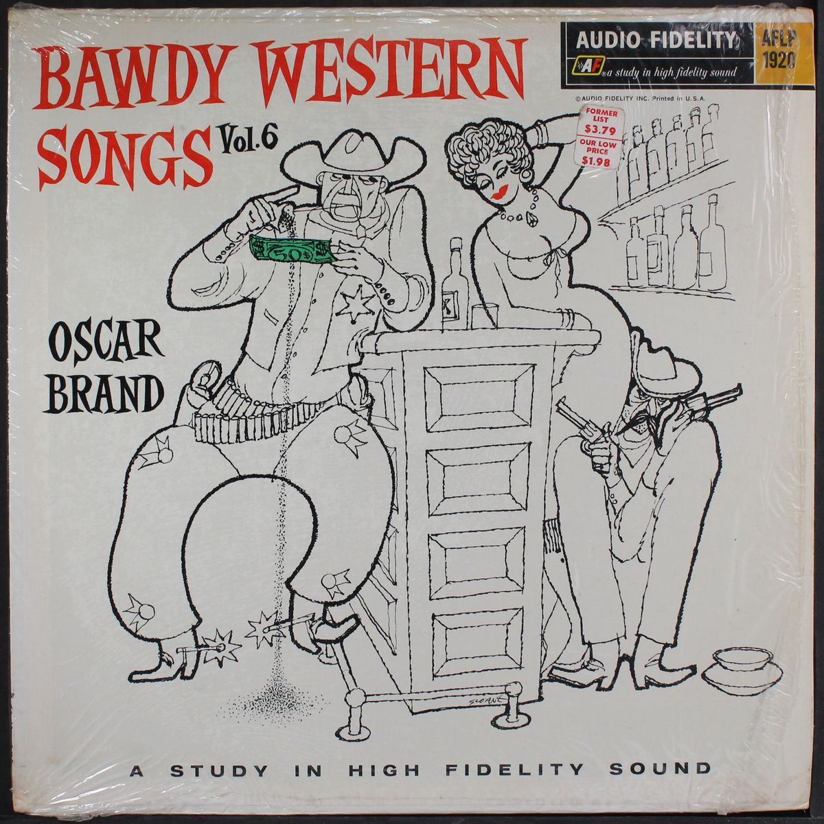 bawdy western songs, vol. 6 by OSCAR BRAND