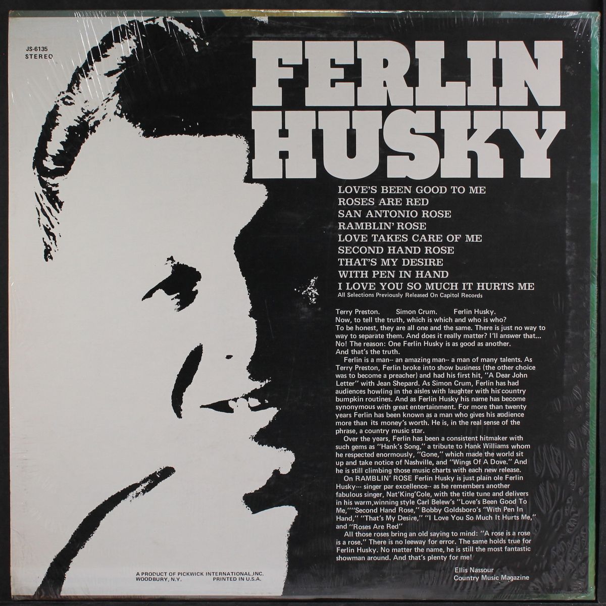 ramblin' rose by FERLIN HUSKY